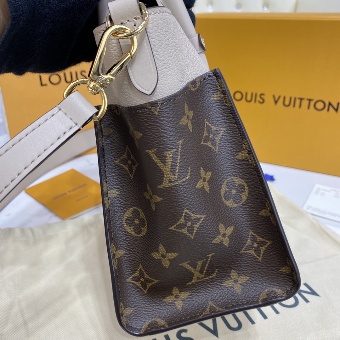 Louis Vuitton ON MY SIDE PM Tote Bag M57729 Greige